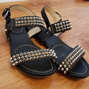 Christian Louboutin flats, black, size 35